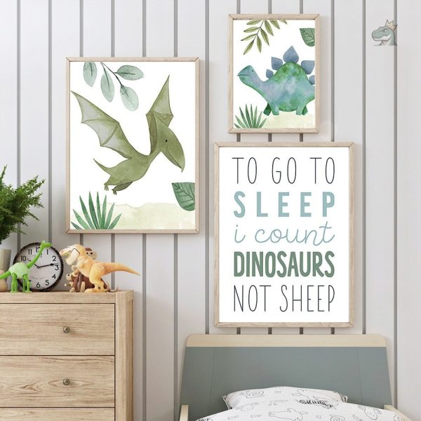 Affiche originale sur les créatures préhistoriques