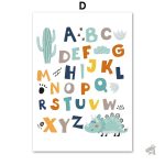 Affiche de dinosaures avec illustrations ludiques pour enfants
