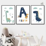 Poster dinosaure pour une ambiance enfantine et éducative