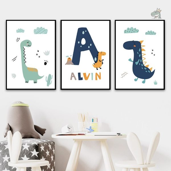 Poster dinosaure pour une ambiance enfantine et éducative