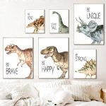 Affiche murale dinosaure pour éveiller la curiosité