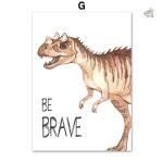 Poster dinosaure vintage pour ambiance rétro
