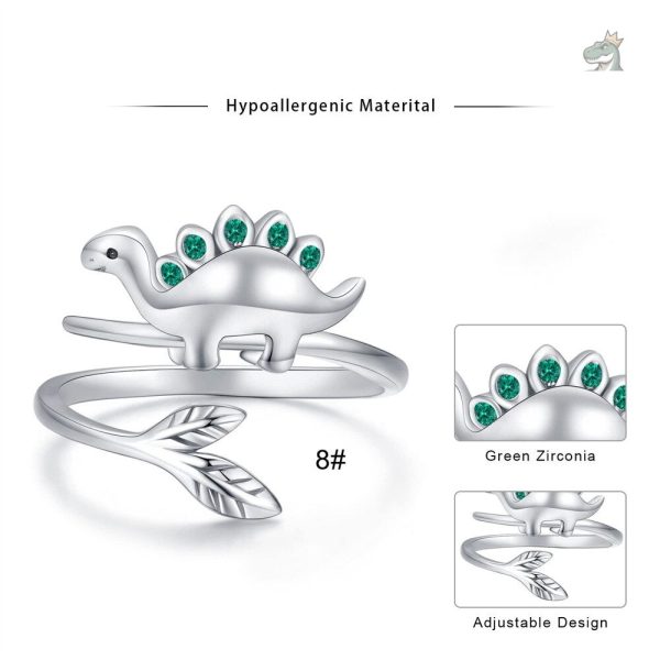 Accessoire dinosaure argenté pour passionnés de préhistoire