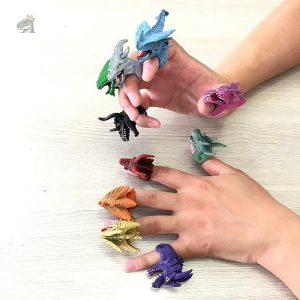 Bague dinosaure jouet colorée pour enfants
