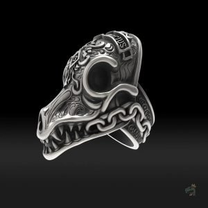 Accessoire tendance : bague dinosaure créative