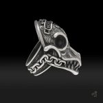 Bague amusante avec motif de dinosaure pour tous les âges