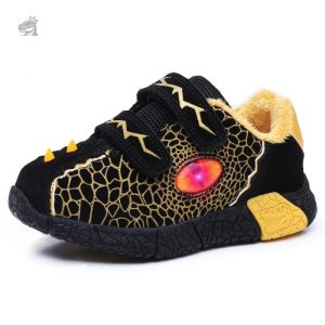 Chaussures avec motif dinosaure coloré