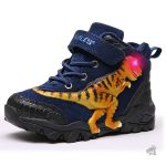 Chaussures à scratch motif dinosaure amusant