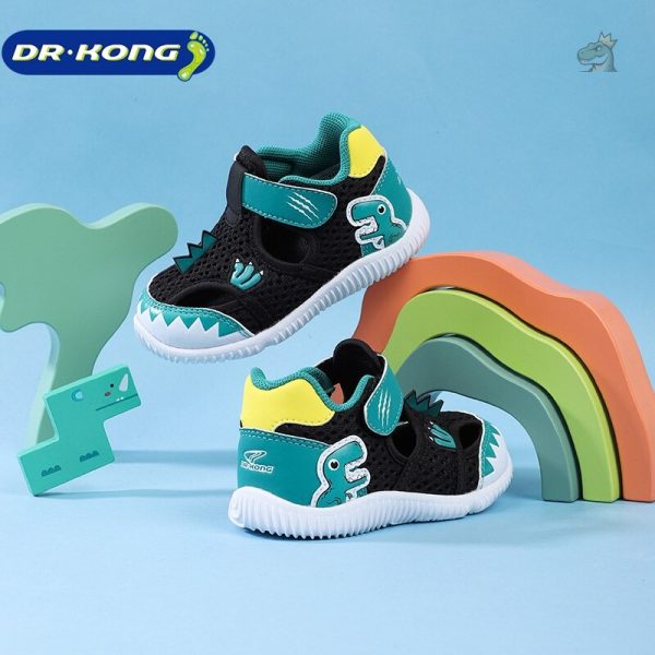 Sandales pour enfants avec design dinosaure, robustes et amusantes