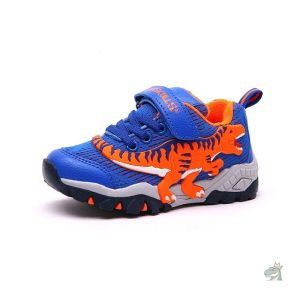 Chaussures garçon avec motif dinosaure amusant
