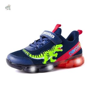 Chaussures dinosaure lumineuses pour le plaisir des petits