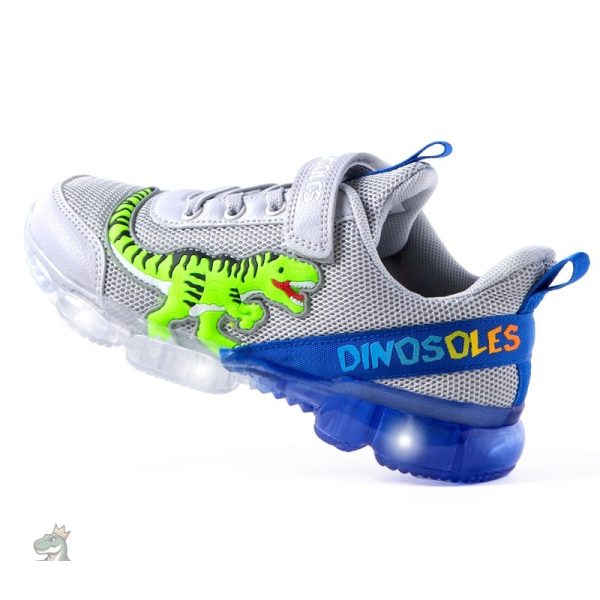 Sneakers à lumière dinosaure pour un style unique