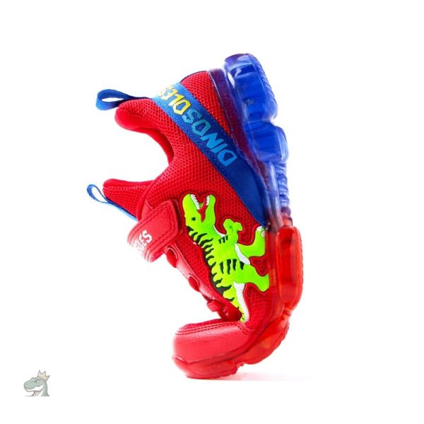 Chaussures dinosaure brillantes pour les petites aventures