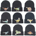 Bonnet dinosaure hipster en tissu doux et stylé