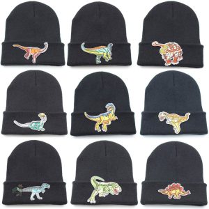 Bonnet dinosaure hipster en tissu doux et stylé