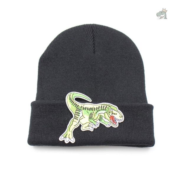 Bonnet à la mode avec design de dinosaure amusant