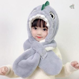 Bonnet doux en forme de dinosaure pour le confort