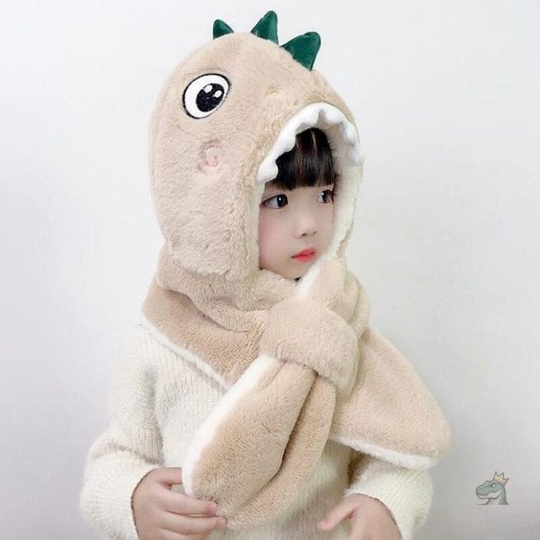 Bonnet doudou avec motifs de dinosaure colorés
