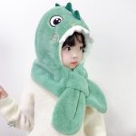 Bonnet en peluche dinosaure pour les journées froides