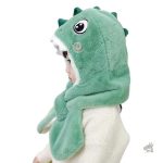 Bonnet doudou confortable avec écailles de dinosaure