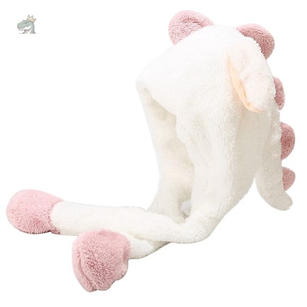 Bonnet dino mignon avec des détails colorés et ludiques