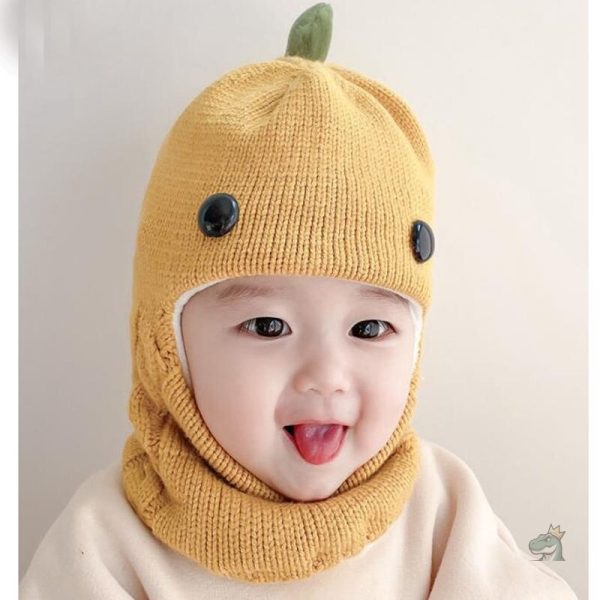 Bonnet enfant style dinosaure ludique
