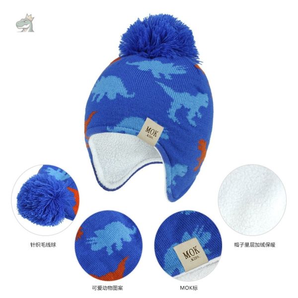 Bonnet dinosaure tendance pour enfants