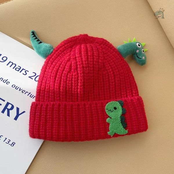 Bonnet dino avec design amusant