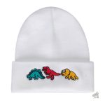 Bonnet d'hiver avec motif dinosaure original