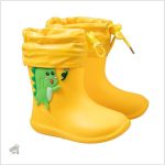 Bottes d'hiver dinosaure pour fille
