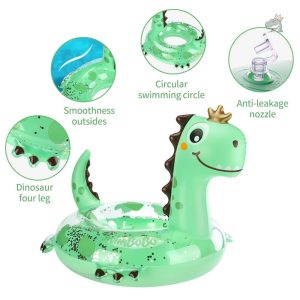 Accessoire de piscine en forme de dinosaure T-Rex