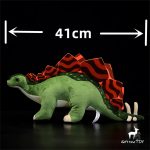Peluche douce en forme de dinosaure, Stégosaure