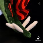 Jouet en peluche Stégosaure vert, parfait pour les câlins