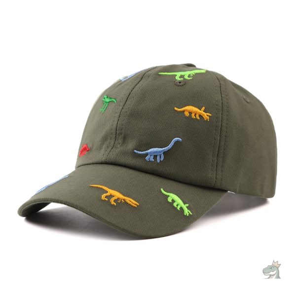 Casquette fille avec design de dinosaure