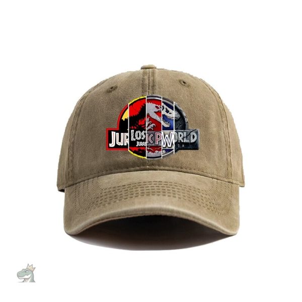 Casquette colorée inspirée de Jurassic World