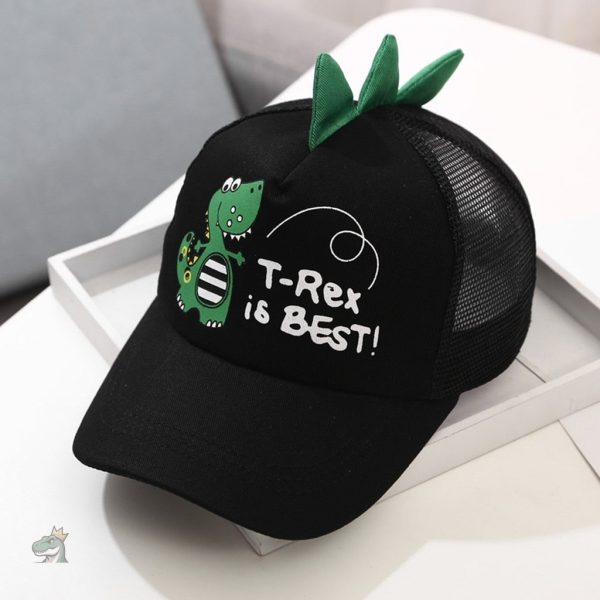 casquette-dinosaure-verte-1 Casquette dinosaure avec crête colorée
