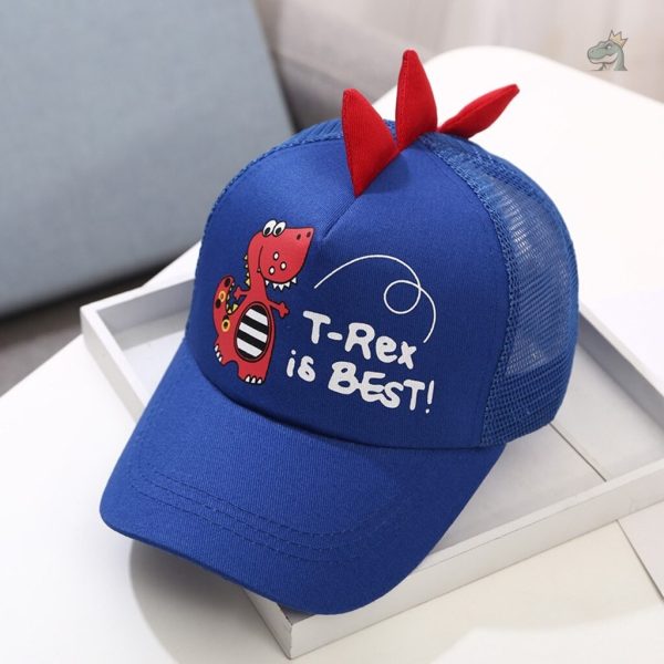 Casquette ludique avec crête de dinosaure