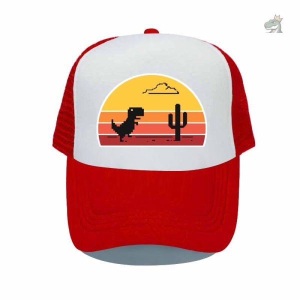 casquette-motif-dinosaure-1 Casquette dinosaure geek