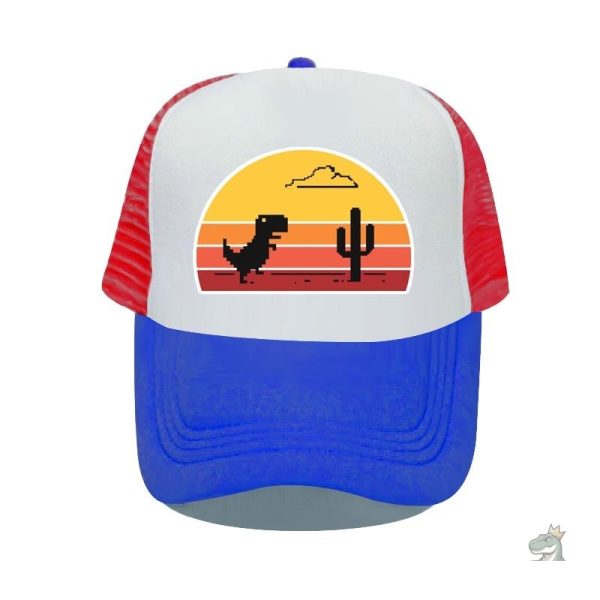 Casquette unique avec motif de dinosaure pour les événements