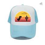 Casquette geek avec impression de dinosaure coloré