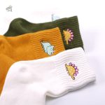 Chaussettes originales avec dessins de dinosaures
