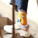 Chaussettes fantaisie dinosaure pour femmes