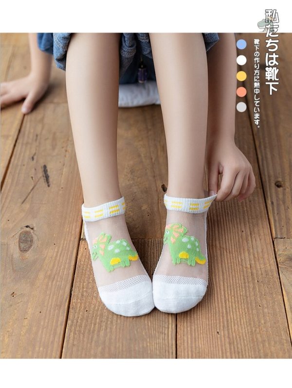 Chaussettes à motifs dinosaure pour un look ludique