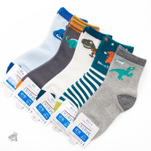 chaussettes-denver-dinosaure-1 Chaussettes dinosaure mignon pour enfants