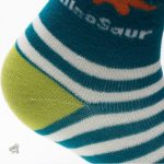 Chaussettes douces au design de dinosaure