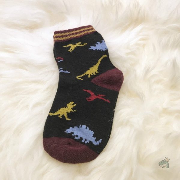 Chaussettes avec design de dinosaures pour enfants actifs