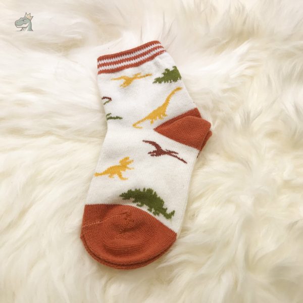 Chaussettes garçon avec illustrations de dinosaures