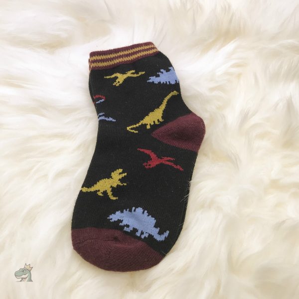 Chaussettes confortables pour petits fans de dinosaures