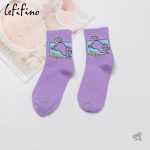 Chaussettes amusantes avec dessins de dinosaures pour le quotidien