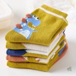 Chaussettes confortables avec designs de dinosaures adorables